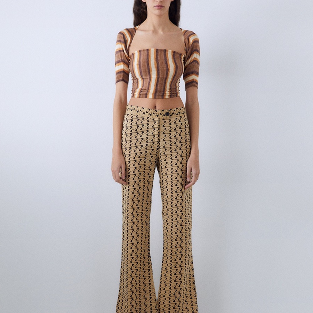 Gimaguas disco wave pant in black